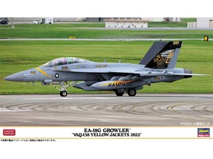 Hasegawa - Boeing EA-18G Growler `VAQ-138 Yellow Jackets 2022´, 1/72, 02461 цена и информация | Конструкторы и кубики | kaup24.ee