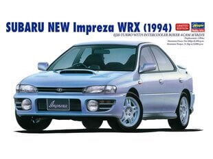 Hasegawa - Subaru New Impreza WRX (1994), 1/24, 20675 цена и информация | Конструкторы и кубики | kaup24.ee