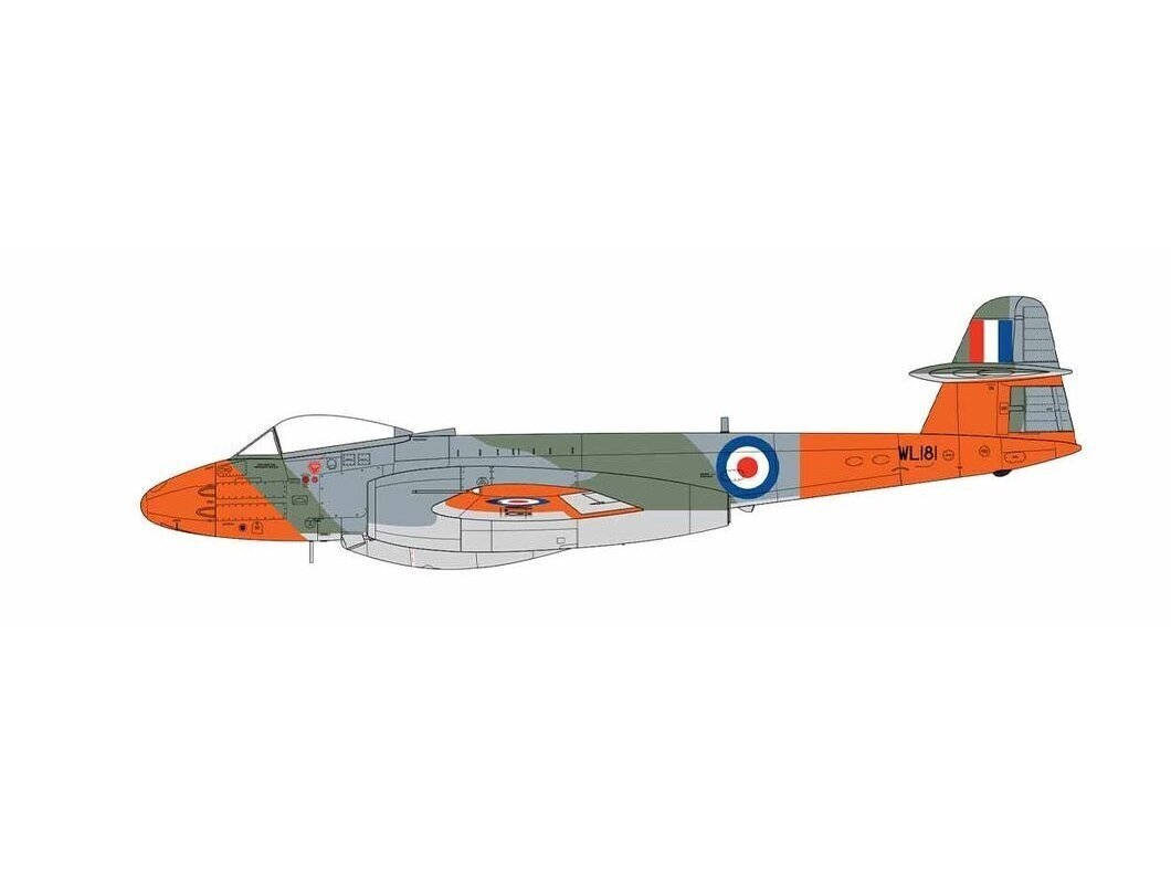 Konstruktor Airfix - Gloster Meteor F.8, 1/48, A09182A цена и информация | Klotsid ja konstruktorid | kaup24.ee