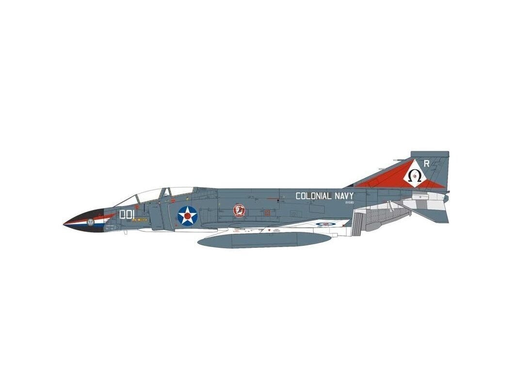 Konstruktor Airfix - McDonnell Douglas Phantom FG.1/FGR.2, 1/72, A06019A цена и информация | Klotsid ja konstruktorid | kaup24.ee