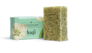 Hagi Naturaalne seebitükk astelpajuõli ja mooniseemnekoorijaga 100g цена и информация | Масла, гели для душа | kaup24.ee