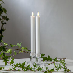 LED Dinner Candle 2P Flamme Stripe 061-63 цена и информация | Подсвечники, свечи | kaup24.ee