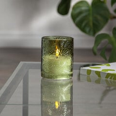 LED Pillar Candle Flamme Leaf 061-72 цена и информация | Подсвечники, свечи | kaup24.ee