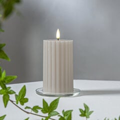 LED Pillar Candle Flamme Stripe 061-67 цена и информация | Подсвечники, свечи | kaup24.ee