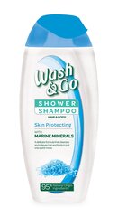 WASH&Go šampooni dušigeel mineraalidega, 250 ml, 6 pakki hind ja info | Dušigeelid, õlid | kaup24.ee