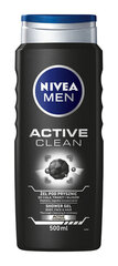 Nivea Men Active Чистый душ мужски 500 мл, 6 упаковочный комплект цена и информация | Масла, гели для душа | kaup24.ee