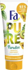 FA Pure Paradise Dušige geel Papaya ja Kiwi 200ml, 6 pakendikomplekti hind ja info | Dušigeelid, õlid | kaup24.ee