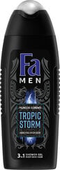 Fa Men Shower Gel Tropic Storm 250ml, 6 pakendikomplekti hind ja info | Dušigeelid, õlid | kaup24.ee