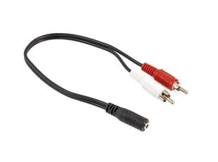 Üleminek 3.5mm - RCA цена и информация | Адаптеры и USB-hub | kaup24.ee