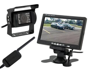 Auto juhtmevaba videokaamera lcd, 7 tolli hind ja info | Pardakaamerad ja videosalvestid | kaup24.ee