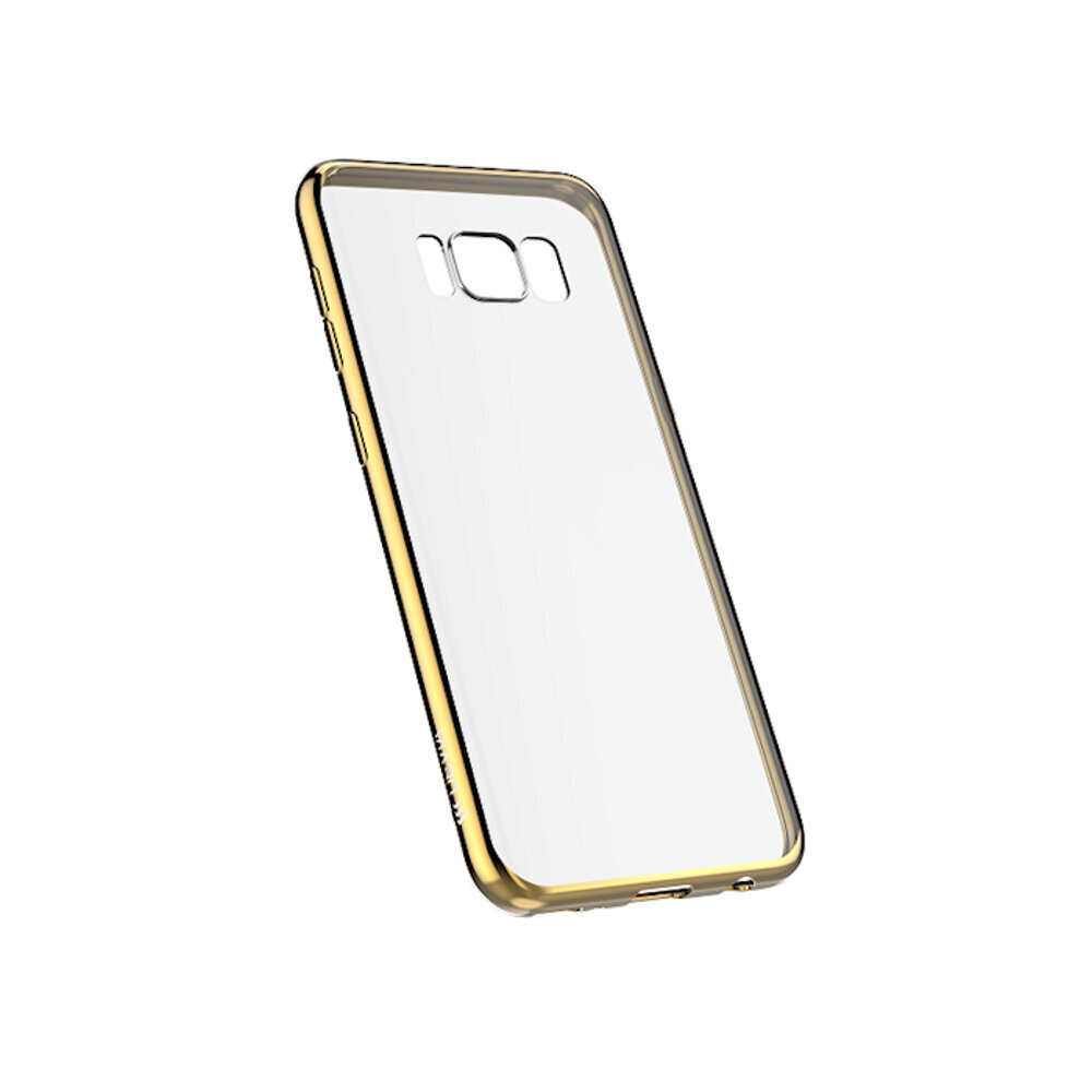 Telefoniümbris TelForceOne Devia Glitter telefonile Samsung Galaxy S9 Plus, kuldne (BRA006632) hind ja info | Telefoni kaaned, ümbrised | kaup24.ee