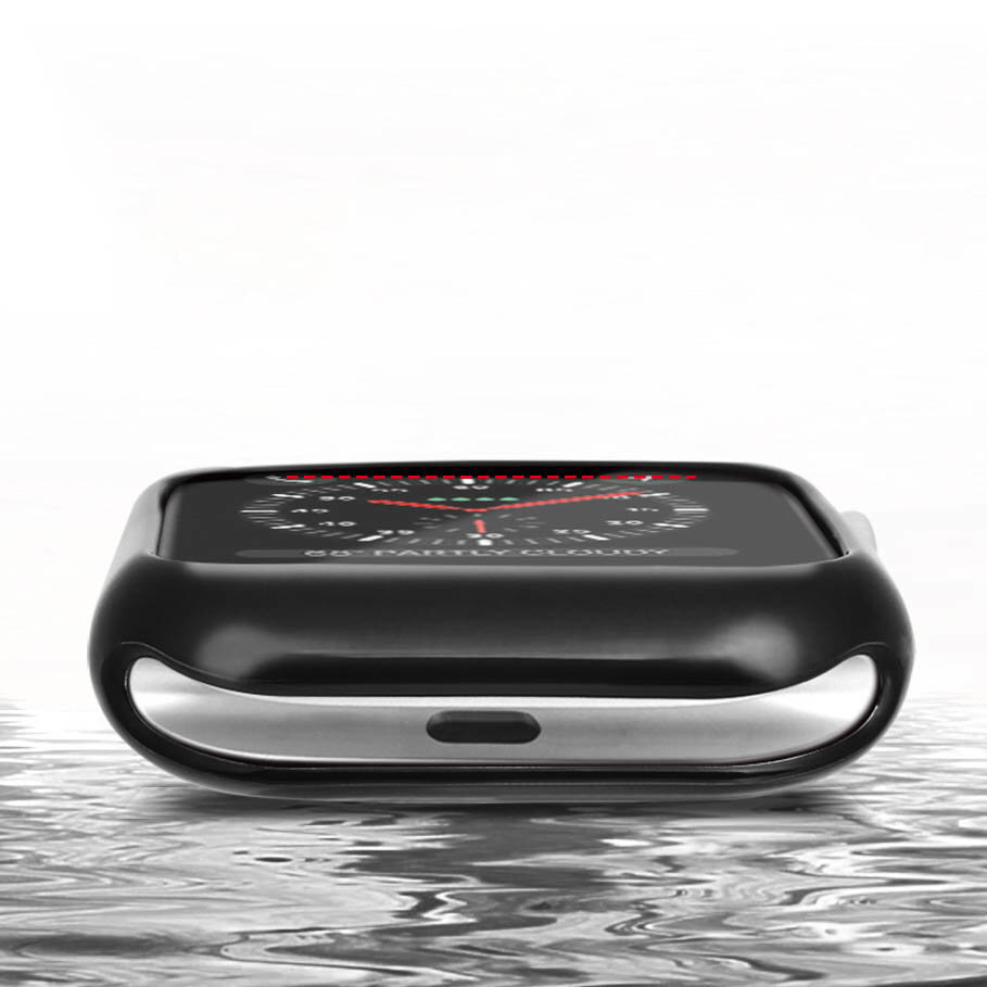 Kaitseümbris Apple Watch 4 40mm silver and transparent hind ja info | Nutikellade ja nutivõrude tarvikud | kaup24.ee