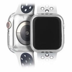 Kaitseümbris Apple Watch 4 40mm silver and transparent цена и информация | Аксессуары для смарт-часов и браслетов | kaup24.ee