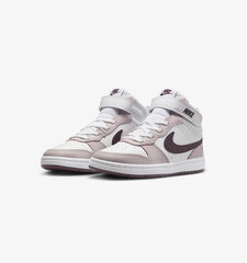 Nike Lastejalatsid Court Borough Mid 2 White Violet CD7783 118 CD7783 118/2.5 hind ja info | Spordi- ja vabaajajalatsid meestele | kaup24.ee