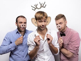 Аксессуары для фотосессии Stag Party (1 упак / 5 шт) цена и информация | Праздничные декорации | kaup24.ee