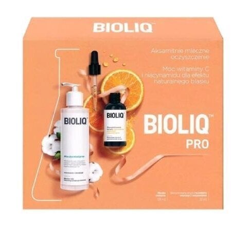 Bioliq Pro, Puhastuspiim 135 ml + Kontsentreeritud Seerum 20 ml цена и информация | Näopuhastusvahendid | kaup24.ee