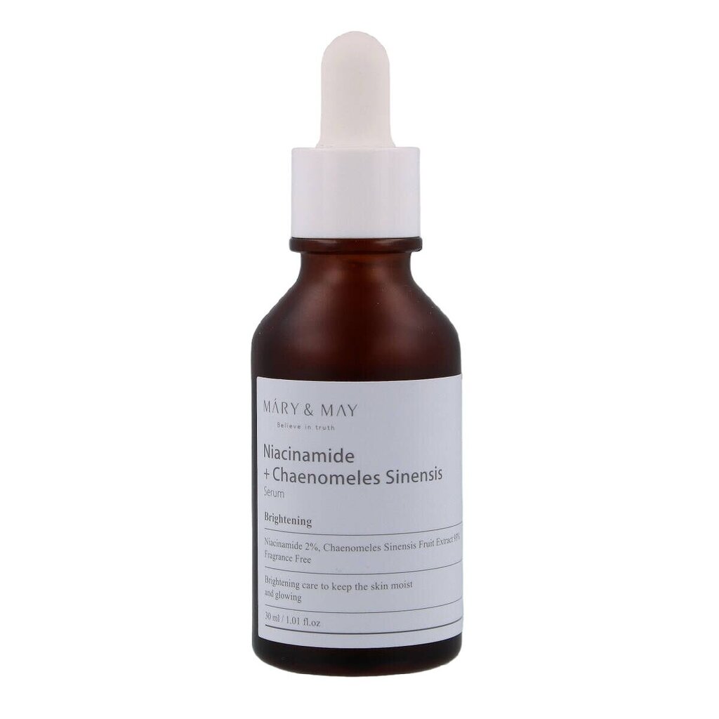 Mary&May Niacinamide + Chaenomeles Sinensis seerum 30ml hind ja info | Näoõlid, seerumid | kaup24.ee