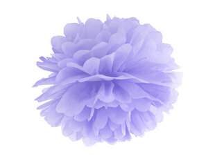 Pom pom, violetne, 25 cm hind ja info | Peokaunistused | kaup24.ee