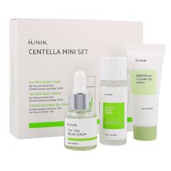 IUNIK - Centella Mini Set (tooner + seerum + kreem) - kosmeetika reisikomplekt centella asiaticaga цена и информация | Сыворотки для лица, масла | kaup24.ee