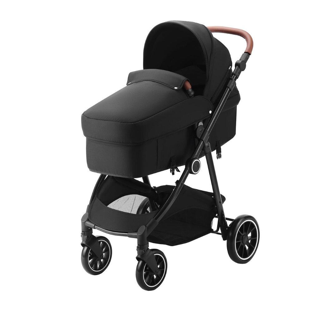 Baby Buggy laste vanker Vevor, must hind ja info | Vankrid, jalutuskärud | kaup24.ee