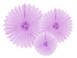 Riputatav dekoratsioon - lehvik Lavender 20-40 cm (1 pakk/ 3 tk) цена и информация | Peokaunistused | kaup24.ee