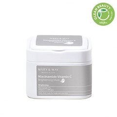 Mary&May Niacinamide Vitamin C Brightening Mask - 30 helendav maski komplekt hind ja info | Näomaskid, silmamaskid | kaup24.ee