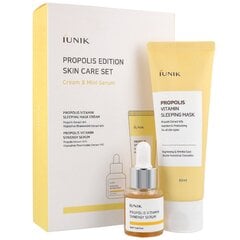 IUNIK SET - Propolis Edition Skincare Set (seerum + mask) - kinkekomplekt taruvaiguga hind ja info | Näomaskid, silmamaskid | kaup24.ee