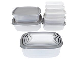 7x MEGA FOOD CONTAINER SET OF 7 PACKS цена и информация | Посуда, тарелки, обеденные сервизы | kaup24.ee