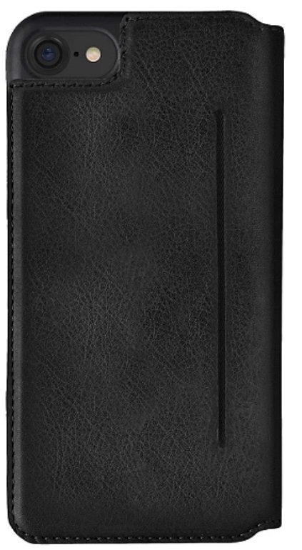 Bugatti Full Grain Leather Magnet Case From The Real Leather For Apple iPhone 7 / 8 Black hind ja info | Telefoni kaaned, ümbrised | kaup24.ee