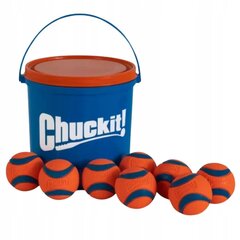 Chuckit! Bucket Ultra Ball komplekt 8 palli koos koerapesuämbriga 8 tk. hind ja info | Mänguasjad koertele | kaup24.ee