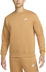 Nike Свитер для мужчин M Nsw Club Crw BB Fleece Brown BV2662 224 BV2662 224/S цена и информация | Мужские толстовки | kaup24.ee