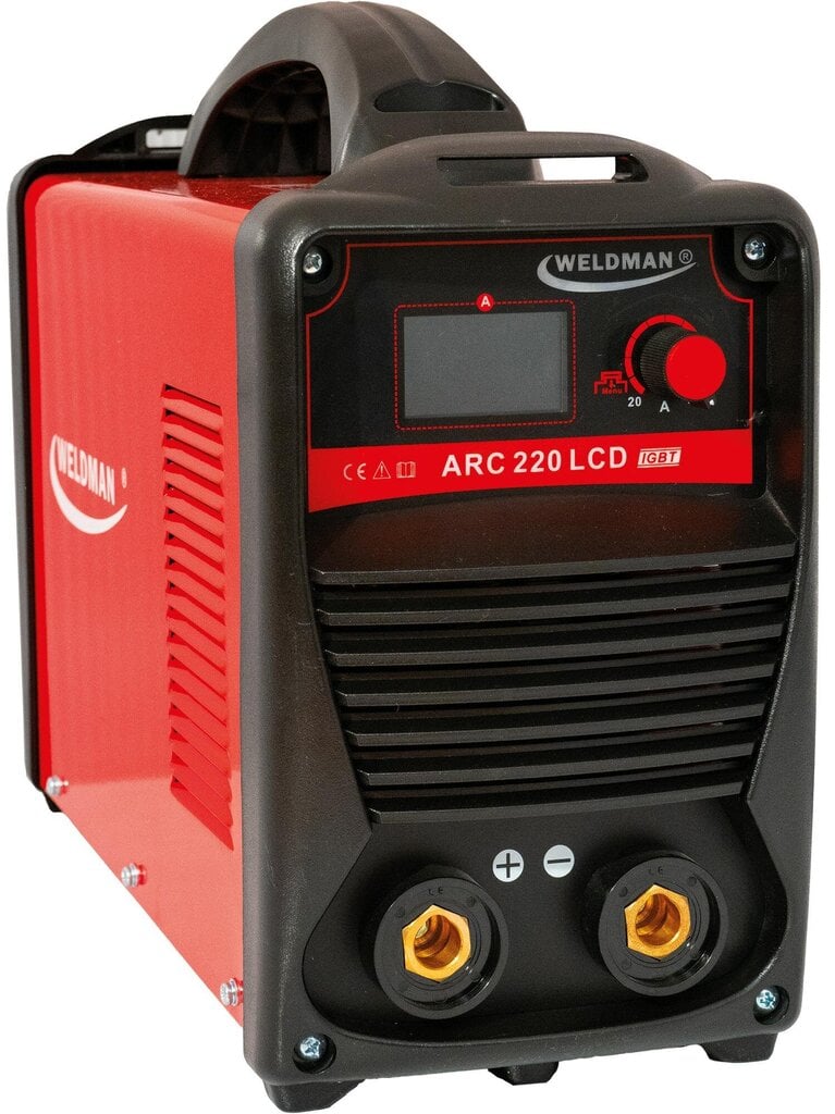 INVERTER WELDMAN ARC-220 LCD KEEVITUSMASIN hind ja info | Keevitusseadmed | kaup24.ee