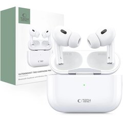 Tech-Protect wireless earbuds UltraBoost TWS Earphone Pro, white цена и информация | Наушники | kaup24.ee