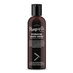 Крем для бритья Pomp & Co. Hydrating Shave Cream - увлажняющий, 100 мл. цена и информация | Косметика и средства для бритья | kaup24.ee