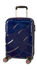 Набор чемоданов AlezaR Advances синий/красный, 3 шт. цена и информация | Чемоданы, дорожные сумки | kaup24.ee