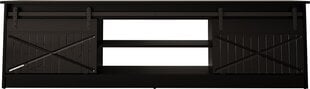 Cama Meble Granero telerilaud, 200x56,7x35 cm, must hind ja info | TV alused | kaup24.ee