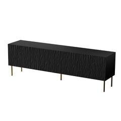 Cama Meble Jungle telerilaud, 190x40,5x59,5 cm, must цена и информация | Тумбы под телевизор | kaup24.ee