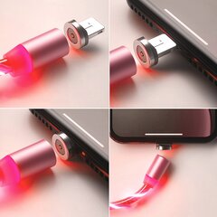 Кабель USB - USB тип C / microUSB / Lightning, 1 м цена и информация | Кабели и провода | kaup24.ee