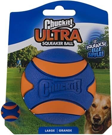 Chuckit! ULTRA SQUEAKER vinguv koerapall L hind ja info | Mänguasjad koertele | kaup24.ee