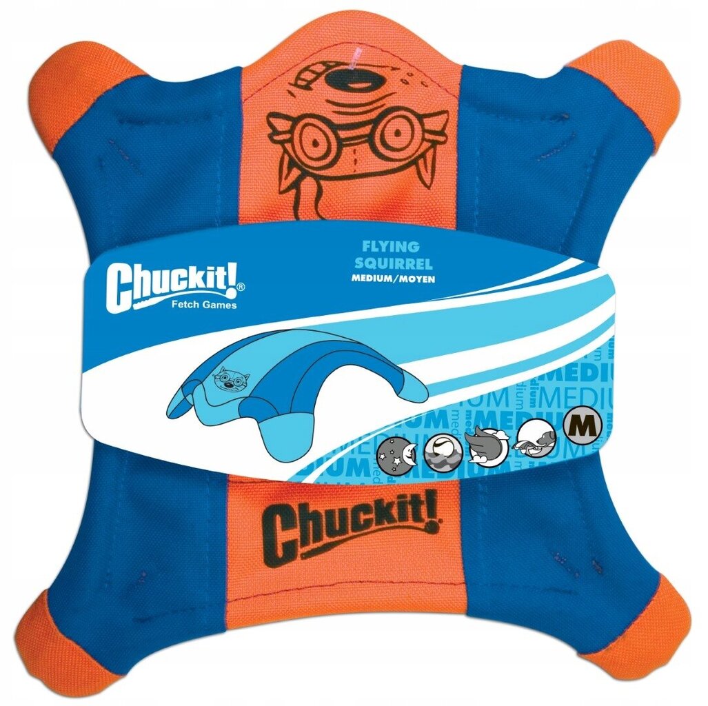 ChuckIt! FLYING SQUIRREL lendav frisbee hõljub hind ja info | Mänguasjad koertele | kaup24.ee