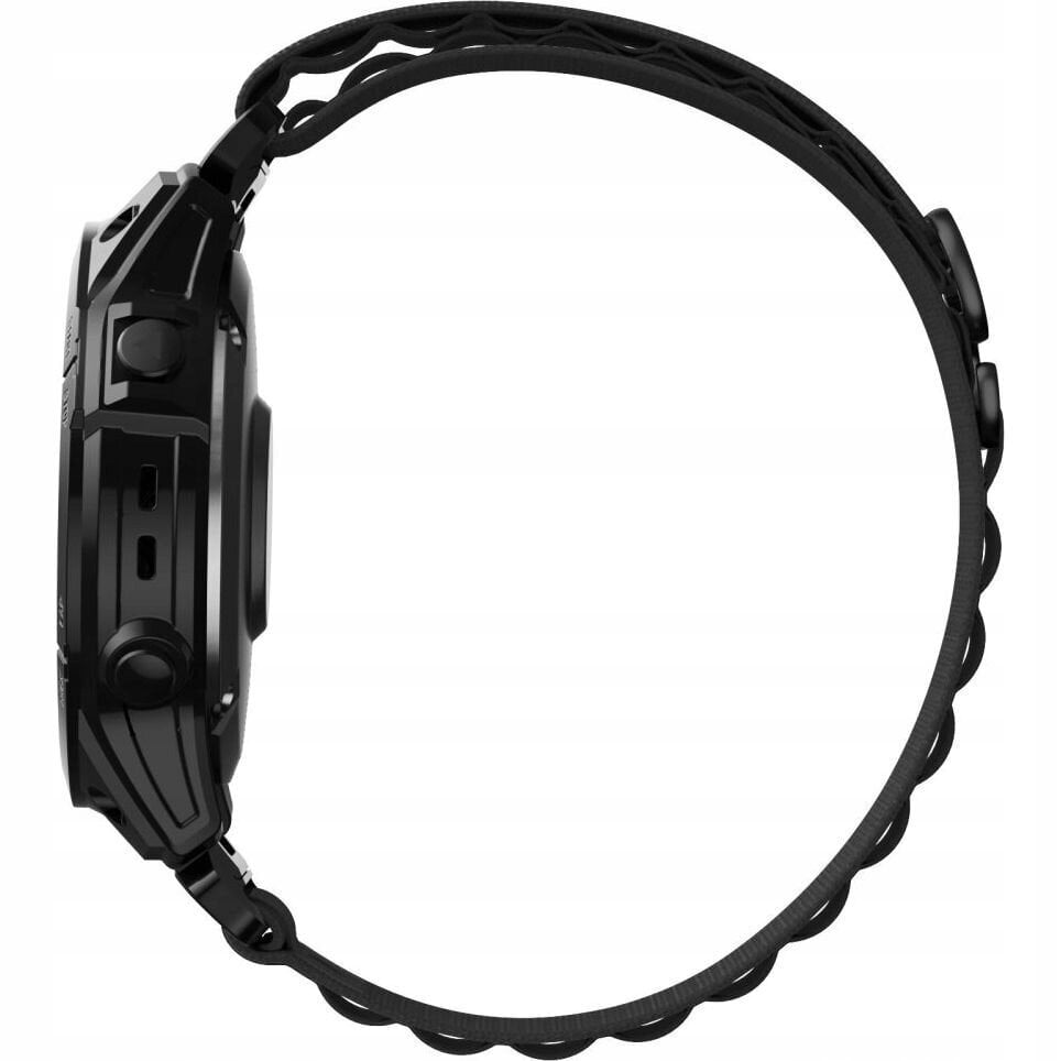 Rihm Tech Protect Nylon Pro Garmin Fenix 5 / 6 / 6 PRO / 7 must цена и информация | Nutikellade ja nutivõrude tarvikud | kaup24.ee