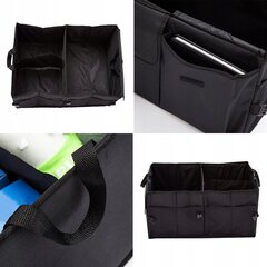 KOTIKOGU ORGANISATSIOONI LARGE BLACK 55x38x26 9 KUKKASSE цена и информация | Автомобильные чехлы, аксессуары | kaup24.ee