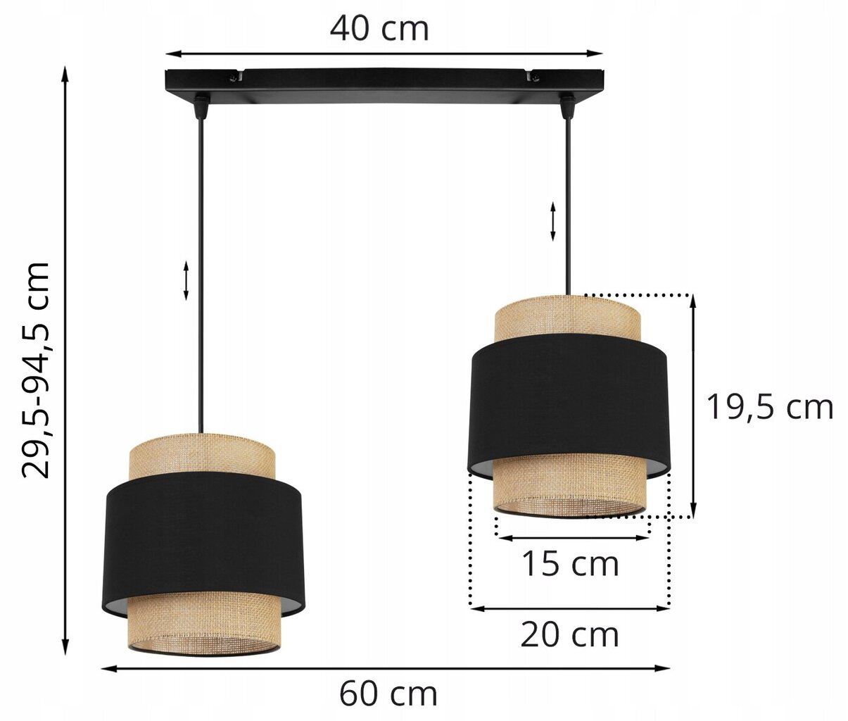 LightHome riputatav Boho hind ja info | Rippvalgustid | kaup24.ee