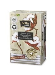 Bella Cotton Bio шерстяные палочки, 300 штук, 30 пакетов цена и информация | Ватная продукция, влажные салфетки | kaup24.ee