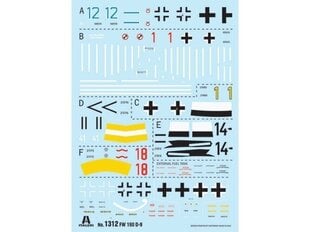 Italeri - Focke-Wulf Fw 190D-9, 1/72, 1312 цена и информация | Конструкторы и кубики | kaup24.ee