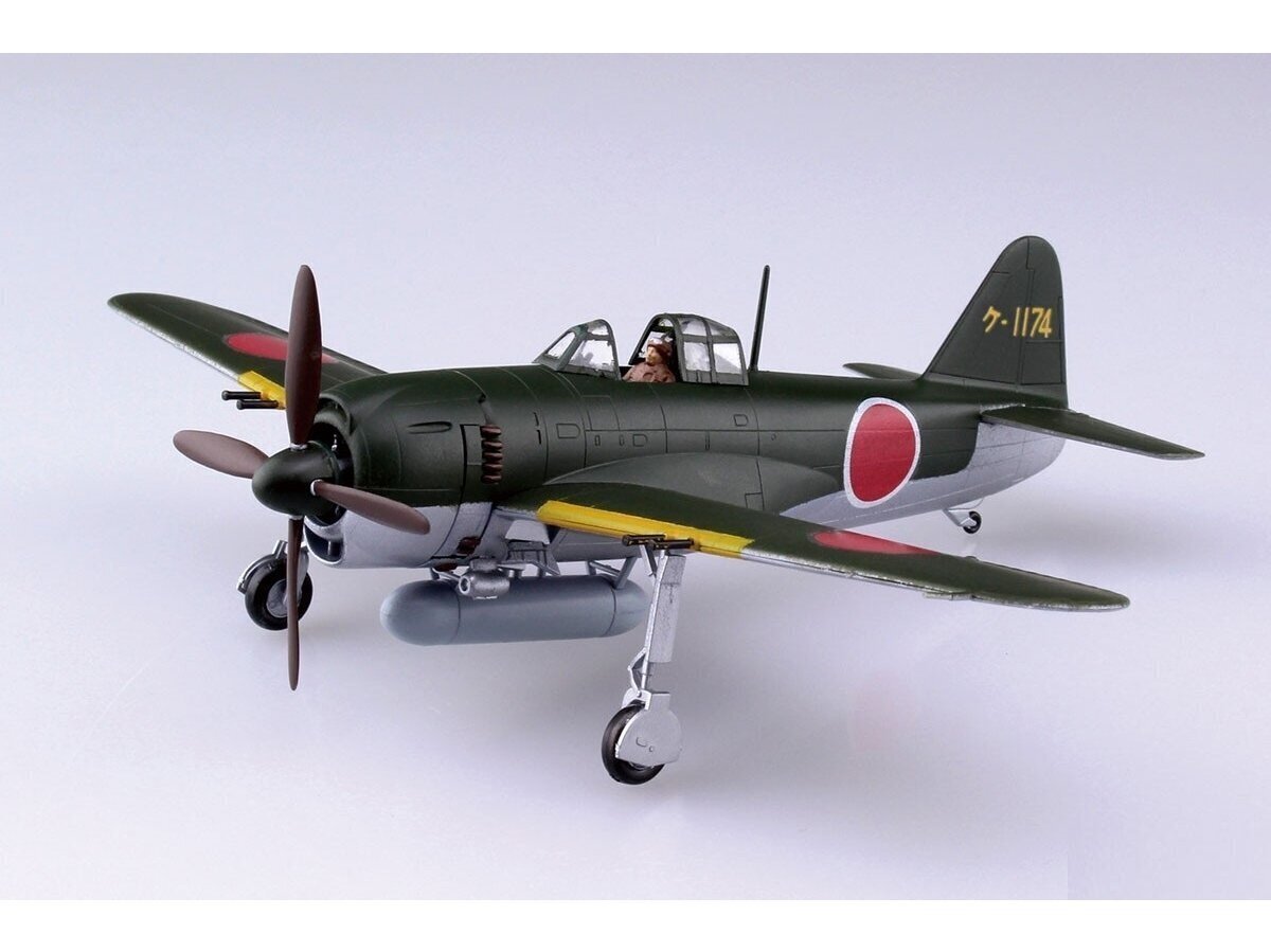 Aoshima - Kawanishi N1K1-Jb Shiden Type 11, 1/72, 06601 hind ja info | Klotsid ja konstruktorid | kaup24.ee