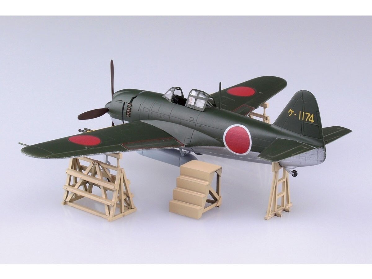 Aoshima - Kawanishi N1K1-Jb Shiden Type 11, 1/72, 06601 hind ja info | Klotsid ja konstruktorid | kaup24.ee