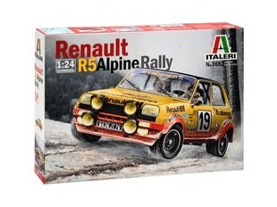 Konstruktor Italeri - Renault R5 ALPINE RALLY, 1/24, 3652 hind ja info | Klotsid ja konstruktorid | kaup24.ee