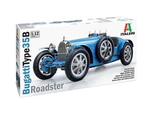 Italeri - Bugatti Type 35B Roadster, 1/12, 4713 цена и информация | Конструкторы и кубики | kaup24.ee