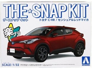 Aoshima - The Snap Kit Toyota C-HR Sensual Red Mica, 1/32, 05637 цена и информация | Конструкторы и кубики | kaup24.ee